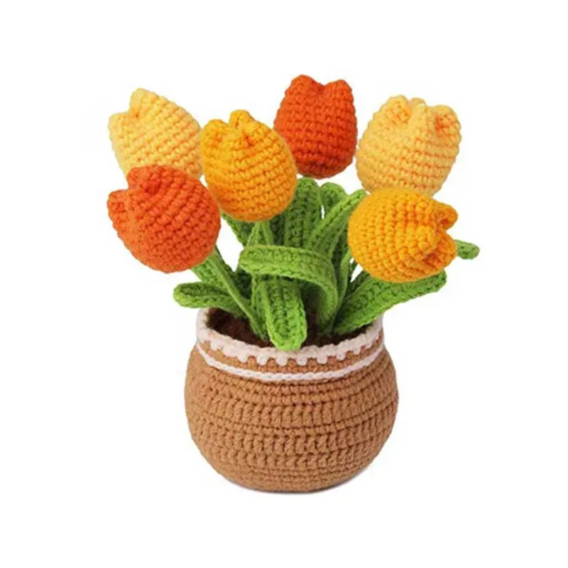 DIY Knitted Potted Plant Kit